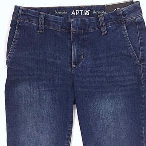 Apt 9 Women’s denim Bermuda shorts